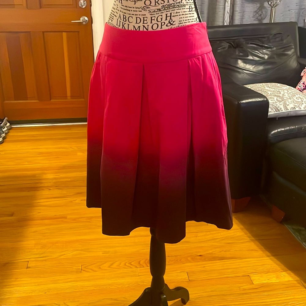 A line ombré skirt